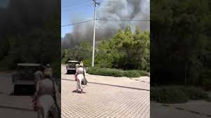 Συνεχίζεται η μάχη των πυροσβεστικών δυνάμεων για την αντιμετώπιση της καταστροφικής πυρκαγιάς στο νησί της ρόδου, με τεράστιες επιπτώσεις στο φυσικό. Aypc9zftqyemmm