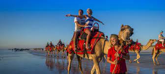 Broome sunset camel rides and safaris, friendliest camels, experience the difference with the original camel lady alison bird with 20 years experience. Sunset Broome Camel Ride Cable Beach Gift Voucher Gift It Now