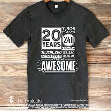 Great movie, and i hope it made some people realize one or two. 20th Birthday Shirt Men Women 20 Years Of Being Awesome Birthday Countdown T Shirt 20th Birthday Gift Him Her 20 Years Old Twenty Birthday By Stockberry Apparel Catch My Party