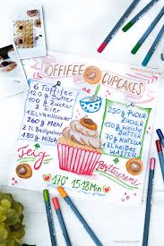 Mein Yoga Gemalte Aquarellierte Illustrierte Rezepte Rezeptkunst In 2020 Cupcakes Kochbuch Design Nutella Produkte