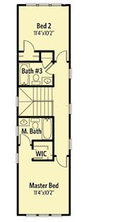 Discover stylish narrow lot house plans at house plans and more. Extremely Narrow House Plan For The Special Lot 31533gf Architectural Designs House Plans