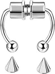 6Pcs Fake Nose Rings Non Piercing Clip On Nose Rings Bling Zircon Nose Rings  - Walmart.Com