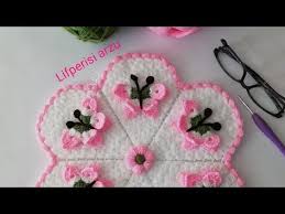 3 Boyutlu Kelebek Lif Modeli Yenilif Knitting Tasarimlif Kolaylif Kelebeklif Crochet Youtube Diy Embroidery Crochet Knitting