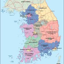 ¿qué es corea del sur? Mapas Imprimidos De Corea Del Sur Con Posibilidad De Descargar