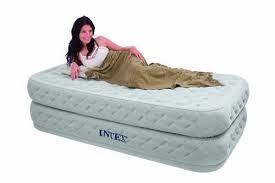 Intex Supreme Air Flow Twin Airbed Kit Twin Air Mattress Best Portable Air Compressor Air Bed