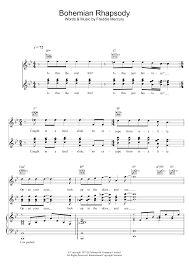 It was released in 1975, but he had started writing it during the late. Bohemian Rhapsody Sheet Music By Queen For Piano Keyboard And Voice Noteflight Marketplace