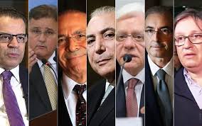 Resultado de imagem para fotos de henrique alves, geddel, temer moreira franco