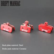 2 pairs bicycle brake pads red sintered for shimano saint m810 m985 avid code r 2011 2015 mtb bike disc brake parts
