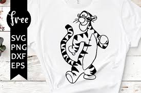 Download Tigger Svg Free Winnie The Pooh Svg Best Disney Svg Files Digital Download Shirt Design Silhouette Cameo Tiger Svg Animal Svg 0490 Freesvgplanet