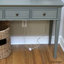 Loose electrical cords are annoying! 1 Simple Trick For Hiding Ugly Cords And Wires