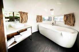 You can choose the layout 1 for a front sofa that converts to bunk beds or opt for the layout 2 for a complete bathroom. Pin On Airstream