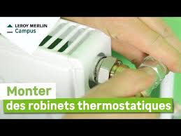 Comment Monter Des Robinets Thermostatiques Leroy Merlin Youtube