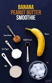 Peanut Butter Banana Smoothie Gimme Some Oven Recipe Peanut Butter Banana Smoothie Recipe Banana Smoothie Recipe Smoothie Recipes