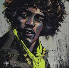 Hues of Hendrix Jimi Hendrix David Garibaldi Expressionist Art Square Cool  Wall Decor Art Print Poster 24x24 : Amazon.co.uk: Home & Kitchen