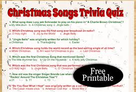 The editors of publications international, ltd. Free Printable Christmas Songs Trivia Quiz