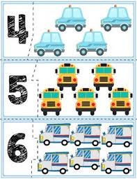 Transportation Self Correcting Quantity Puzzles S 1 10 Transportation Preschool Preschool Activities Preschool Pictures