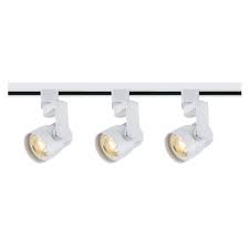 Nuvo Lighting White Led Round Shape With Angle Arm Track Lighting Kit 3000k 36 Degree Tk423 Bellacor