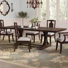 Gracie Oaks Schutz Dining Table Wayfair Large Dining Room Table Dining Table Oval Table Dining