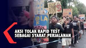 Ratusan Orang Demo Tolak Rapid Dan Swab Test Di Bali Youtube