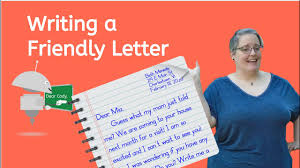 Your greeting should start with a capital and end dear mr. How To Write A Friendly Letter Youtube