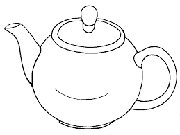 Black And White Teapot Clipart Large Tea Pot Colouring Pages Tea Pots Coloring Pages Free Printable Coloring Pages