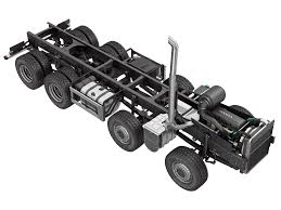 Truck Chassis 8x4 3d Model Ad Chassis Truck Model Caminhao De Madeira Caminhao Desenho Carretinha