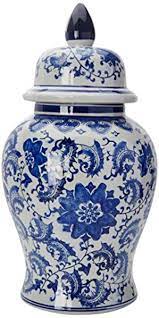 Blue White Pieces I Found On Amazon Emily A Clark Decorative Urns White Pottery Oriental Furniture