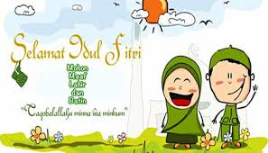 Masih senada dengan ucapan selamat hari raya idul fitri di atas, kutipan ini juga mendoakan muslim lain ibu dan ayah, maafkanlah segala dosa anakmu ini. Gambar Kartun Ucapan Selamat Hari Raya Idul Fitri Animasi Cikimm Com