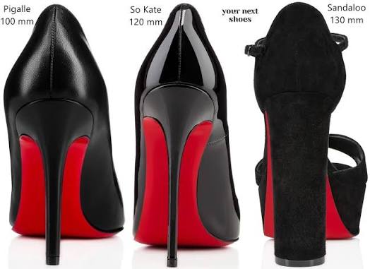 📏 Christian Louboutin Heel Showdown: Pigalle vs. So Kate vs. Sandaloo Ever  wondered how Louboutin's most iconic heels stack up? Here's how these  red-soled legends compare 🔥 👠 Left to right in