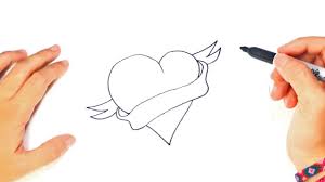 Siempre la palabra bonitos se ha usado para expresar algo un tanto cursi pero la idea de todo esto es que puedas encontrar una serie de dibujos muy tiernos que con sólo verlos se. Como Dibujar Un Corazon Bonito Paso A Paso Y Facil Youtube