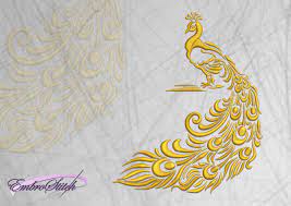 Download 201 peacock pattern free vectors. Luscious Peacock Embroidery Design 3 Sizes 8 Formats Embrostitch