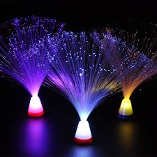 Decorative Fiber Optic Lighting Tree Flower Glow Stick Party Fiber Optic Lighting Glow In Dark Party