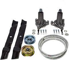 We've made a buying guide of top 10 craftsman lt1000 transaxle pulley for our consumer to review. Amazon Com Deck Rebuild Kit Compatible With Newer Craftsman 42 Models Lt1000 Ltx1000 Compatible With 2 Spindles 130794 1 Idler Pulley 131494 1 Idler Pulley 173437 2 Blades 134149 1 Belt 144959 Garden Outdoor