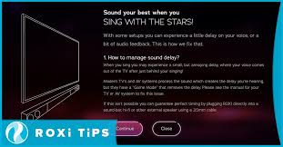 One way to test if your streaming service is the issue is to watch a different show or movie on the same platform. Roxi On Twitter Roxi Tips Game Mode And Reverb Get The Best Out Of Sing With The Stars On Roxi Eliminate Mic Delay And Feedback Switch Your Tv To Game Mode For