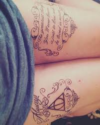 Moulin Rouge And Harry Potter Thigh Tattoos Done By Bill Price In Plymouth Har Feather Tattoos Bird Tattoos Arm Tattoos