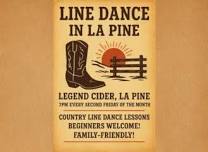 Line Dance in La Pine at Legend Cider