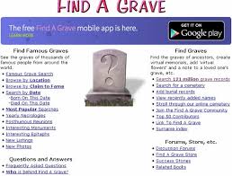 Find a grave community is a separate registration from the main site. Comparing Three Online Grave Sites