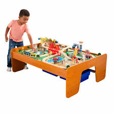 Shop dollhouses, kitchens, playhouses, swing sets and more! Kidkraft Wooden Play Table Train Table Off 72