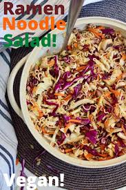 Only the spicy chili and soy sauce flavor packets are also vegan. Asian Ramen Noodle Salad Easy Ichiban Salad Ramen Noodle Salad Oriental Salad Recipe Salad Recipes
