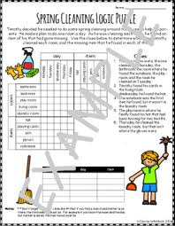 Download and play for free our printable logic grid puzzles (pdf). Spring Logic Puzzles Double Matrix By Carrie Whitlock Tpt