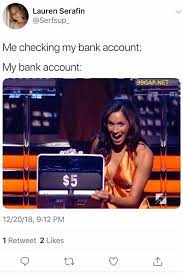 Having different accounts in different colours helps you live within your means and keeps you on track for your goals. Funny Tweets About Bank Account Vs Shopping Funny Tweets Laugh Funny Relatable Memes