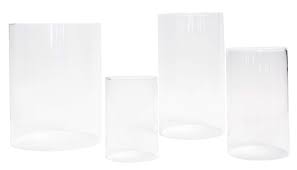 Replacement glass candleholder for tealights. Varia Living Glass Cylinder Round Bottomless For Replacement In Different Sizes Open Ended For Hurricane Candleholder Or Lantern Tube For Candle Without Base Buy Online In Antigua And Barbuda At
