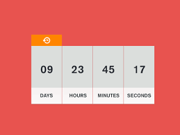 Countdown Event Schedule Design Schedule Design App Design