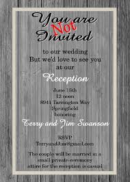 Wood Reception Only Party Invitations Reception Only Invitations Wedding Celebration Invitation Reception Invitations