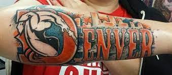 We are still fans and always will be fans. Denver Broncos Tattoo By Michaelpipertattoo On Deviantart