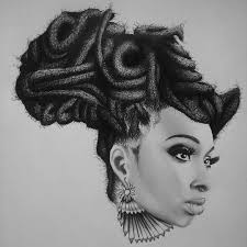 Mama Africa Personified In The Face Of Dutchessofink Drawings By Markartista Africanart Africa Tattoos Black Love Art Black Women Art