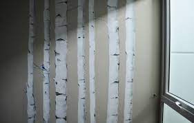 This is an excellent way to utilize packaging that usually ends up in the bin and some of those half empty buckets of paint that seem to perpetually lurk in the corners of every garage. 9 Best Birch Tree Mural Ideas Birch Tree Mural Tree Mural Mural