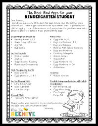 The 30 Best Ipad Apps For Kindergarten Kindergarten Technology Homeschool Kindergarten Kindergarten Apps