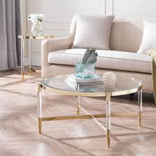 Sleek and sturdy the valadez coffee table is perfect for your contemporary living space. Our Best Living Room Furniture Deals Acrylic Coffee Table Coffee Table Metallic Accents Living Room