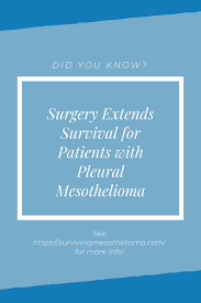 Chest pain is the most usual and obvious symptom of mesothelioma. Surgery Extends Survival For Patients With Pleural Mesothelioma Mesothelioma Radiation Sensitive